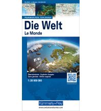 Straßenkarten Italien Die Welt, physikalisch, 1:30 Mio. Hallwag Kümmerly+Frey AG