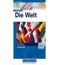 Straßenkarten Weltkarte politisch 1:50 Mio. Hallwag Kümmerly+Frey AG