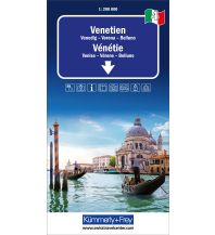 Road Maps Italy Kümmerly+Frey Regional-Strassenkarte 4 Venetien 1:200.000 Hallwag Kümmerly+Frey AG