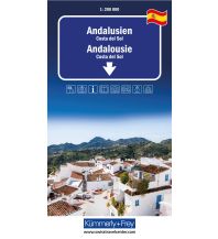 Straßenkarten Spanien Kümmerly+Frey Regional-Strassenkarte Andalusien 1:200.000 Hallwag Kümmerly+Frey AG