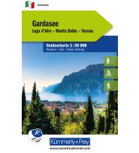Wanderkarten Italien Kümmerly+Frey Outdoorkarte Gardasee 1:50.000 Hallwag Kümmerly+Frey AG