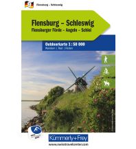 Wanderkarten Schleswig-Holstein Kümmerly+Frey Outdoorkarte Deutschland 9 Flensburg, Schleswig 1:50.000 Hallwag Kümmerly+Frey AG