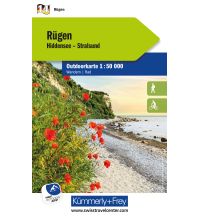 Hiking Maps Germany Kümmerly+Frey Outdoorkarte Deutschland 14 Rügen 1:50.000 Hallwag Kümmerly+Frey AG