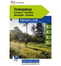 Wanderkarten Schweiz & FL Kümmerly+Frey Outdoorkarte Deutschland 36 Fichtelgebirge 1:35.000 Hallwag Kümmerly+Frey AG