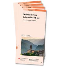 Hiking Maps Switzerland Landeskarte 1:200 000 Set 1-4 Bundesamt für Landestopographie