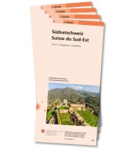 Wanderkarten Schweiz & FL Landeskarte 1:200 000 Set 1-4 Bundesamt für Landestopographie