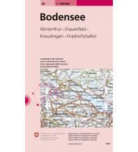 Hiking Maps Switzerland 28 Bodensee Bundesamt für Landestopographie