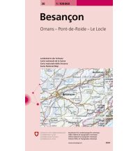 Hiking Maps Switzerland 30 Besançon Bundesamt für Landestopographie