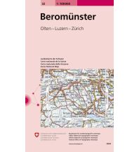 Hiking Maps Switzerland 32 Beromünster Bundesamt für Landestopographie