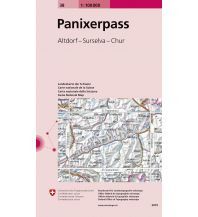 Wanderkarten Schweiz & FL 38 Panixerpass 1:100.000 Bundesamt für Landestopographie