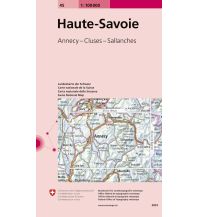 Hiking Maps Switzerland 45 Haute-Savoie Bundesamt für Landestopographie