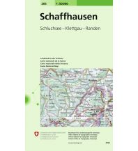 Hiking Maps Switzerland Schaffhausen 1:50.000 Bundesamt für Landestopographie