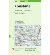 Hiking Maps Switzerland Konstanz 1:50.000 Bundesamt für Landestopographie