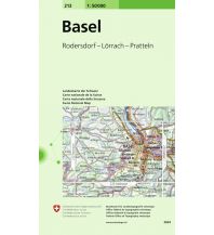 Hiking Maps Switzerland 213 Basel 1:50.000 Bundesamt für Landestopographie