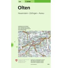 Hiking Maps Switzerland SLK 50 Bl.224 Schweiz - Olten 1:50.000 Bundesamt für Landestopographie
