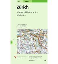 Hiking Maps Switzerland Zürich 1:50.000 Bundesamt für Landestopographie