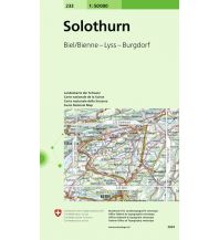 Hiking Maps Switzerland 233 Solothurn Bundesamt für Landestopographie