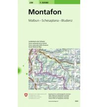 Hiking Maps Vorarlberg 238 Montafon 1:50.000 Bundesamt für Landestopographie