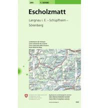 Hiking Maps Switzerland Escholzmatt 1:50.000 Bundesamt für Landestopographie