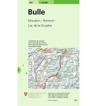 Hiking Maps Switzerland Bulle 1:50.000 Bundesamt für Landestopographie