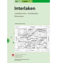 Hiking Maps Switzerland Interlaken 1:50.000 Bundesamt für Landestopographie