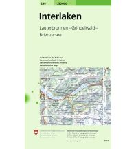 Hiking Maps Switzerland Interlaken 1:50.000 Bundesamt für Landestopographie