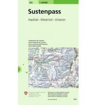 Hiking Maps Switzerland Sustenpass 1:50.000 Bundesamt für Landestopographie