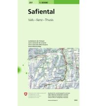 Hiking Maps Switzerland Safiental 1:50.000 Bundesamt für Landestopographie