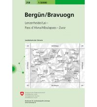 Hiking Maps Bergün-Bravuogn 1:50.000 Bundesamt für Landestopographie