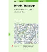 Hiking Maps Switzerland Bergün-Bravuogn 1:50.000 Bundesamt für Landestopographie