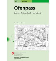 Hiking Maps Switzerland Ofenpass 1:50.000 Bundesamt für Landestopographie