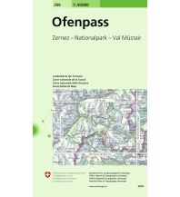 Hiking Maps Switzerland Ofenpass 1:50.000 Bundesamt für Landestopographie