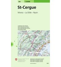 Hiking Maps St. Cergue 1:50.000 Bundesamt für Landestopographie