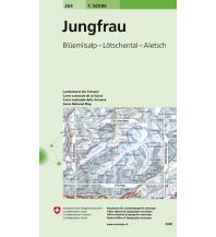 Hiking Maps Switzerland Landeskarte der Schweiz 264, Jungfrau 1:50.000 Bundesamt für Landestopographie