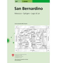 Wanderkarten San Bernardino 1:50.000 Bundesamt für Landestopographie