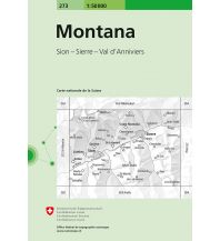 Hiking Maps Switzerland SLK 50 Bl.273 Schweiz - Montana 1:50.000 Bundesamt für Landestopographie