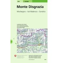 Wanderkarten Schweiz & FL Landeskarte der Schweiz 278, Monte Disgrazia 1:50.000 Bundesamt für Landestopographie