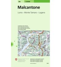 Wanderkarten Schweiz & FL SLK 50 Bl.286 Schweiz - Malcantone 1:50.000 Bundesamt für Landestopographie