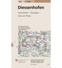 Hiking Maps Switzerland Landeskarte der Schweiz Diessenhofen Bundesamt für Landestopographie