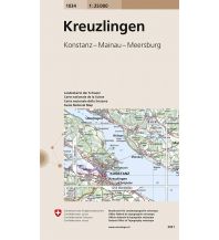 Hiking Maps Kreuzlingen 1:25.000 Bundesamt für Landestopographie