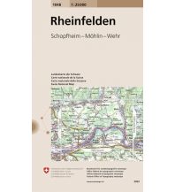 Hiking Maps Switzerland 1048 Rheinfelden Bundesamt für Landestopographie