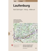 Wanderkarten Schweiz & FL 1049 Laufenburg 1:25.000 Bundesamt für Landestopographie
