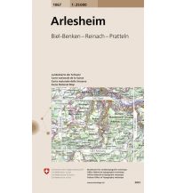 Hiking Maps Switzerland Landeskarte der Schweiz 1067, Arlesheim 1:25.000 Bundesamt für Landestopographie