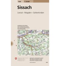Wanderkarten Schweiz & FL 1068 Sissach 1:25.000 Bundesamt für Landestopographie