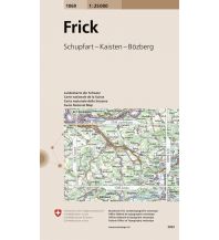 Wanderkarten Schweiz & FL 1069 Frick 1:25.000 Bundesamt für Landestopographie