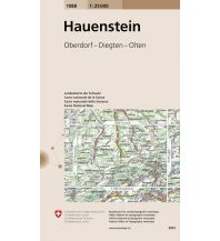 Hiking Maps Switzerland Landeskarte der Schweiz 1088, Hauenstein 1:25.000 Bundesamt für Landestopographie