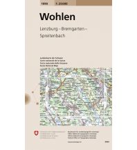 Hiking Maps Switzerland Landeskarte der Schweiz Wohlen 1:25.000 Bundesamt für Landestopographie