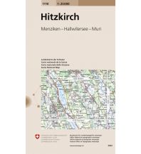Hiking Maps Switzerland Hitzkirch 1:25.000 Bundesamt für Landestopographie