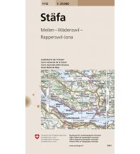 Wanderkarten Schweiz & FL Stäfa 1:25.000 Bundesamt für Landestopographie
