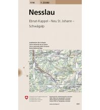 Hiking Maps North Switzerland Landeskarte der Schweiz Nesslau Bundesamt für Landestopographie